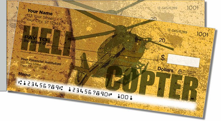 Helicopter Side Tear Personal Checks