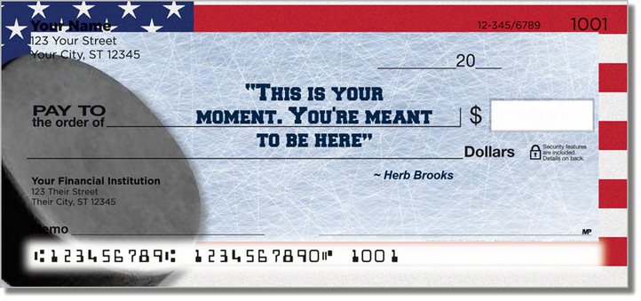 Herb Brooks Personal Checks