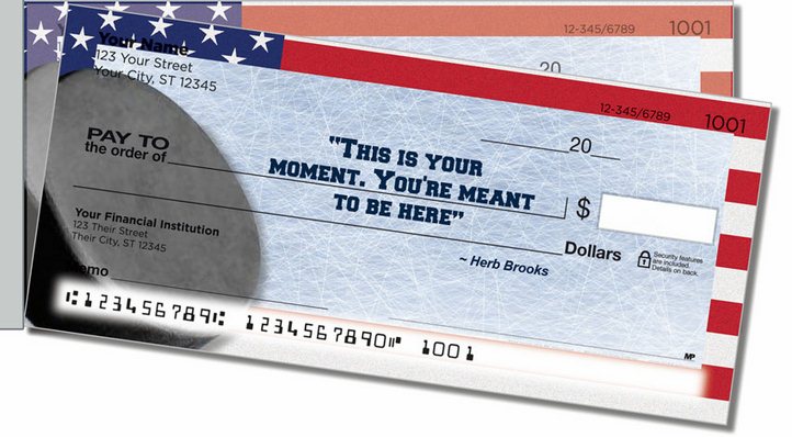 Herb Brooks Side Tear Personal Checks