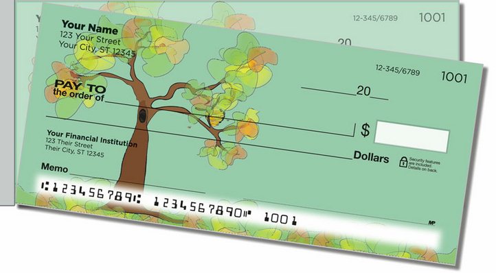Honey Tree Side Tear Personal Checks