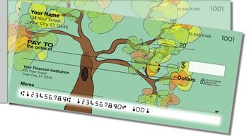 Honey Tree Side Tear Personalized Checks