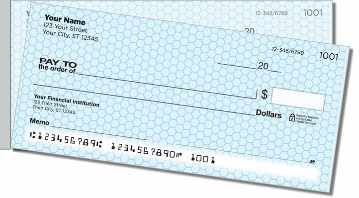 Honeycomb Side Tear Personal Checks