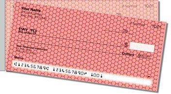Honeycomb Side Tear Personalized Checks
