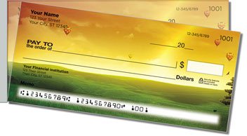 Hot Air Balloon View Side Tear Design Checks