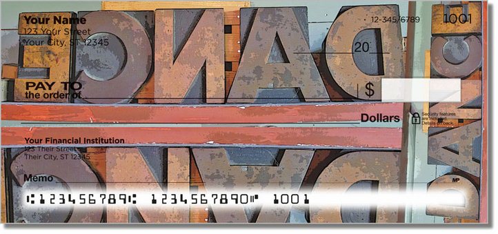 Hot Press Type Personal Checks