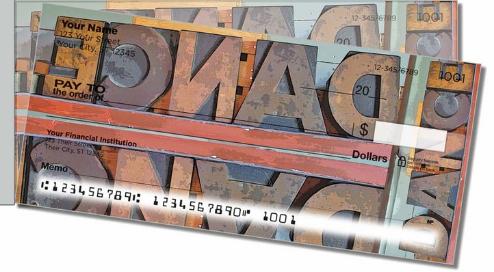 Hot Press Type Side Tear Personal Checks