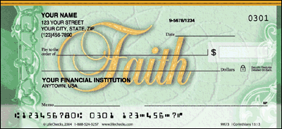I Corinthians 13 13 Personal Checks