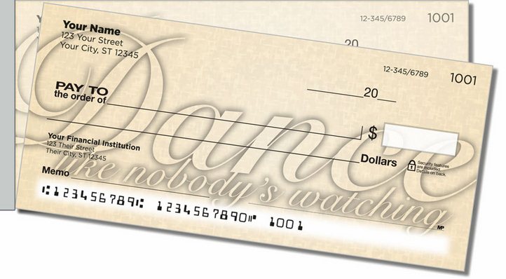 Inspiration Side Tear Personal Checks