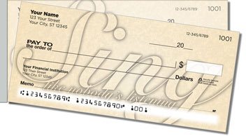 Inspiration Side Tear Personalized Checks
