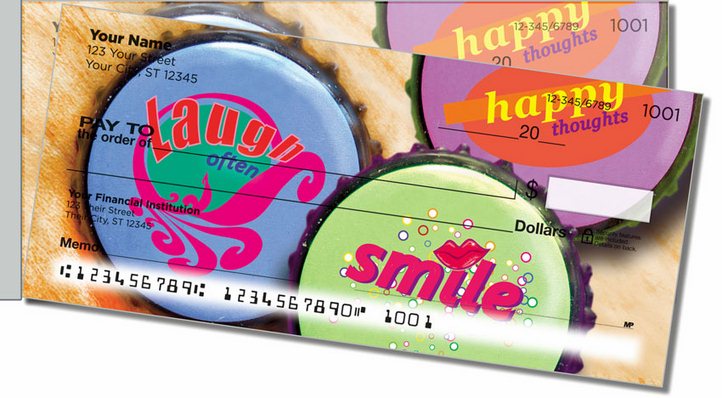 Inspiring Bottle Cap Side Tear Personal Checks