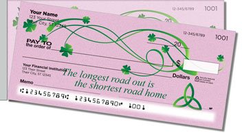 Irish Proverb Side Tear Design Checks