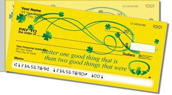 Irish Proverb Side Tear Personalized Checks