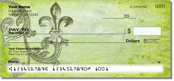 Iron Fleur de Lis Design Checks