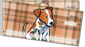 Jack Russell Terrier Side Tear Design Checks