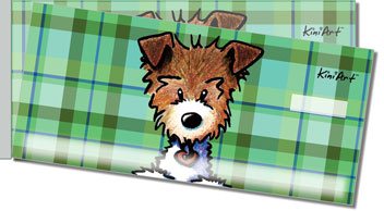 Jack Russell Terrier Side Tear Personalized Checks