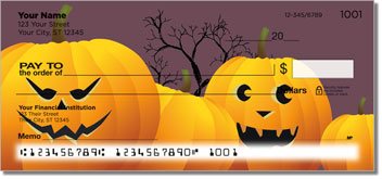 Jack-o-Lantern Personalized Checks