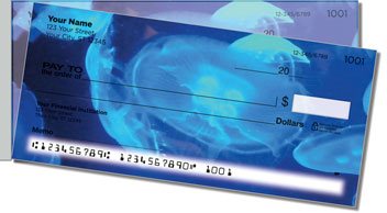Jellyfish Side Tear Personalized Checks