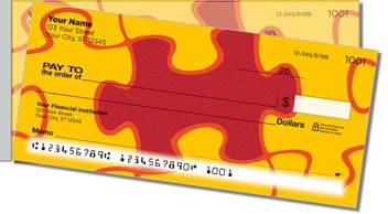 Jigsaw Puzzle Side Tear Design Checks