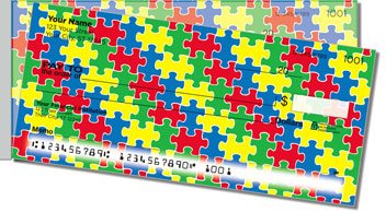 Jigsaw Puzzle Side Tear Personalized Checks