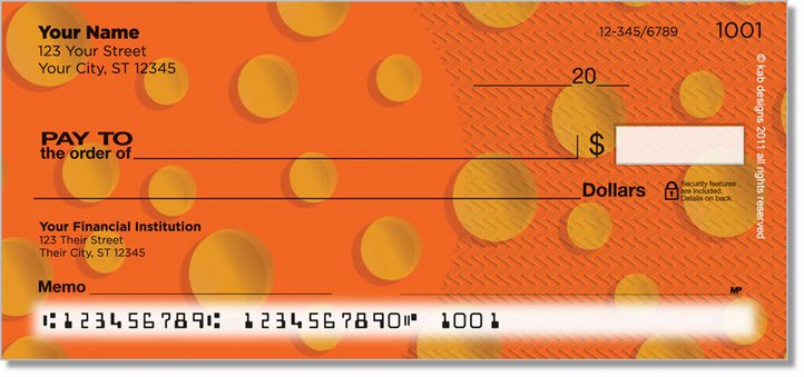 KAB Designs Bubble Personal Checks