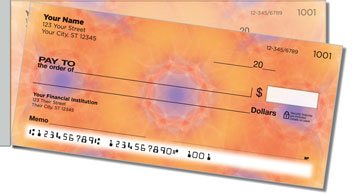 Kaleidoscope Side Tear Personalized Checks