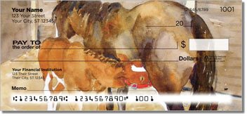 Kay Smith Horse Personalized Checks