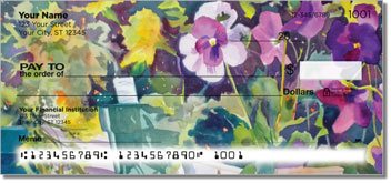 Kay Smith Pansies Design Checks