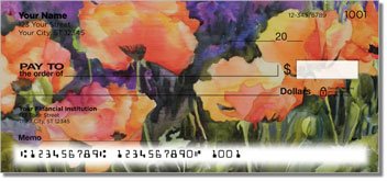 Kay Smith Poppy Personalized Checks