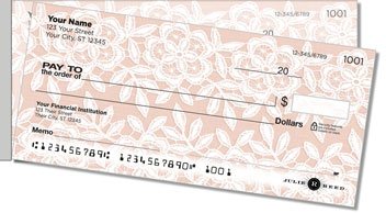 Lace Border Side Tear Personalized Checks