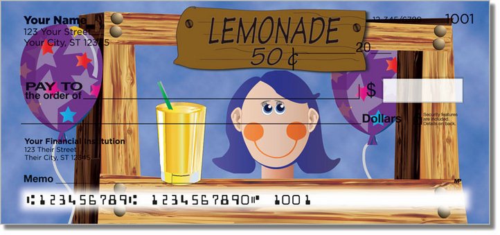 Lemonade Stand Personal Checks