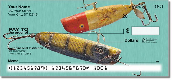 Lucky Fishing Lure Personal Checks