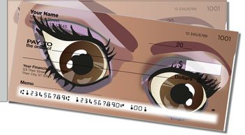 Luscious Lashes Side Tear Design Checks