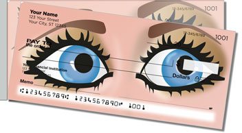 Luscious Lashes Side Tear Personalized Checks