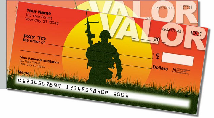 Marine Corps Side Tear Personal Checks