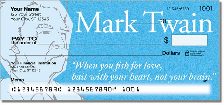 Mark Twain Personal Checks
