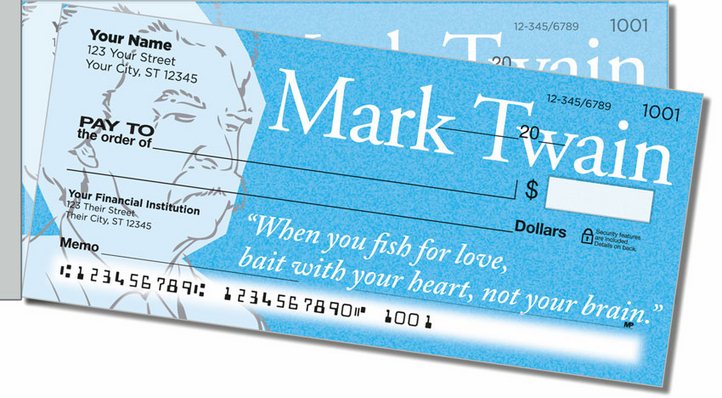 Mark Twain Side Tear Personal Checks
