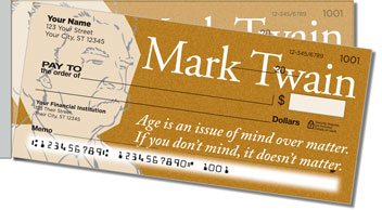 Mark Twain Side Tear Checks