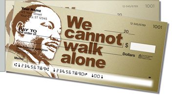 Martin Luther King Side Tear Checks