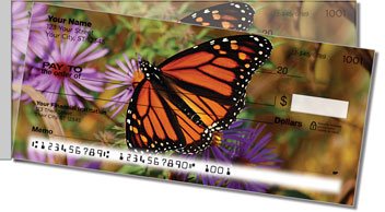 Milkweed Butterfly Side Tear Personalized Checks