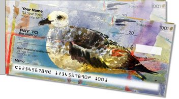 Mixed Media Birds Side Tear Design Checks
