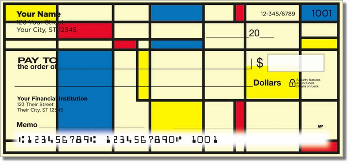 Modern Art Personal Checks