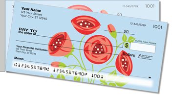 Modern Garden Side Tear Personalized Checks