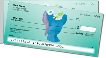 Money Monster Side Tear Personalized Checks