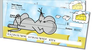 Mousey Side Tear Personalized Checks