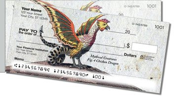 Mythical Beast Side Tear Personalized Checks