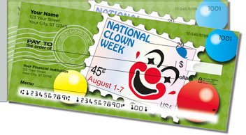 National Clown Week Side Tear Checks