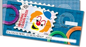National Clown Week Side Tear Design Checks