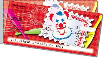 National Clown Week Side Tear Personalized Checks