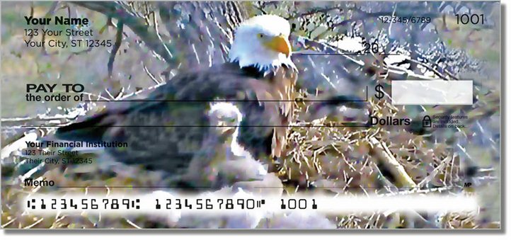 Nesting Eagle Personal Checks