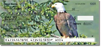 Nesting Eagle Personalized Checks